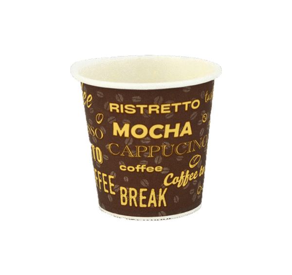 Paper vending cup Brownie 4oz