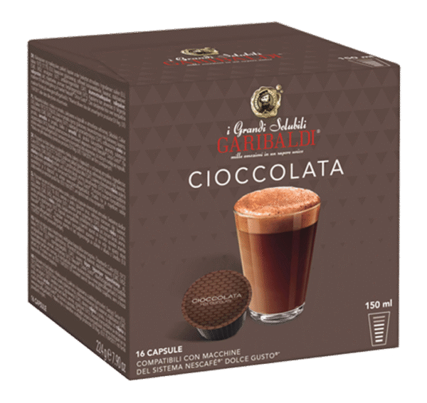 DOLCE GUSTO Hot chocolate capsules GRAN CAFFE GARIBALDI Cioccolata, 16 pcs