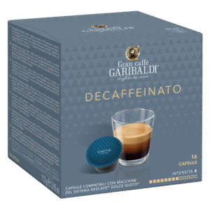 DOLCE GUSTO Coffee capsules GRAN CAFFE GARIBALDI Decaffeinato, 16 pcs