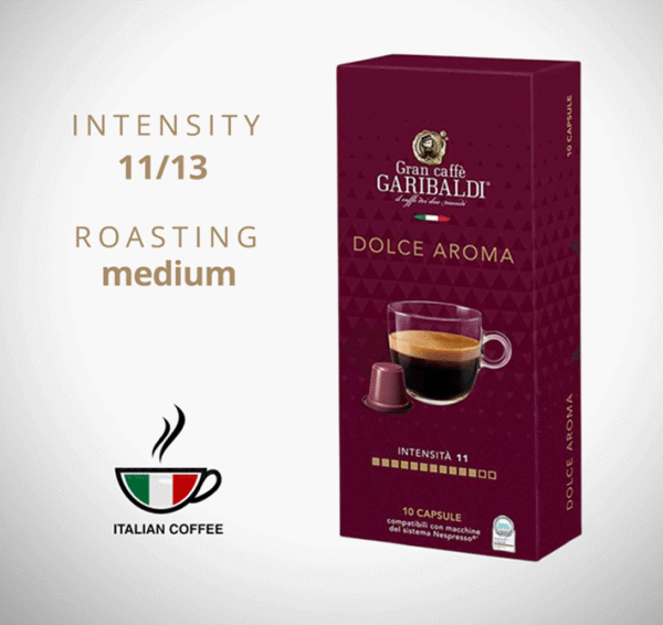 NESPRESSO Coffee capsules GRAN CAFFE GARIBALDI Dolce Aroma, 10 pcs