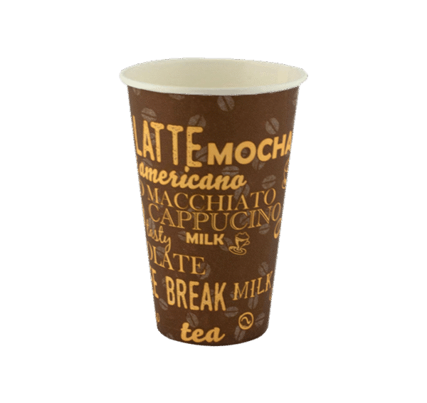 Paper vending cup Brownie 12 oz