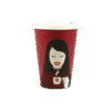 Paper vending cup Covim mix colors 7.6 oz - Image 2